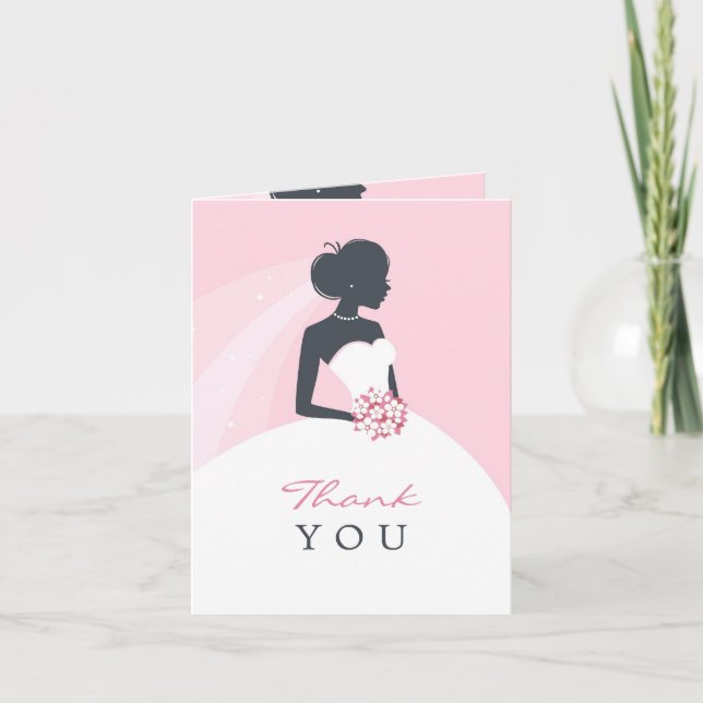 Cartão De Agradecimento Obrigado Chá de panela Folheto (Frente)