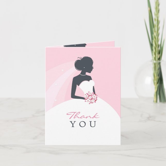 Cartão De Agradecimento Obrigado Chá de panela Folheto (Frente)