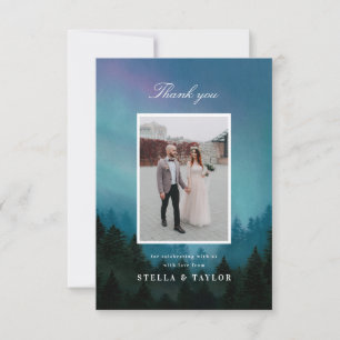 Cartão De Agradecimento Obrigado da Aurora você