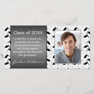 Cartão De Agradecimento Obrigado da graduação do almofariz você