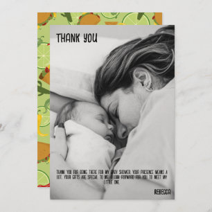 Cartão De Agradecimento Obrigado de fiesta mexicano