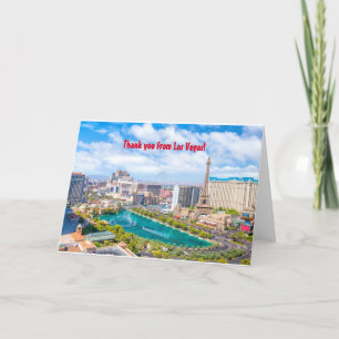 Cartão De Agradecimento Obrigado de Las Vegas V 3.0