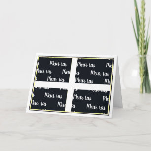 Cartão De Agradecimento Obrigado de língua Cornish você meur ras