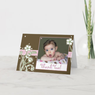 Cartão De Agradecimento Obrigado do Bebê!
