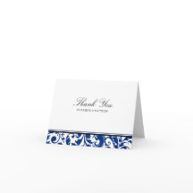 Obrigado do casamento tema damasco do redemoinho