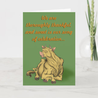 Cartão De Agradecimento Obrigado - do rebanho