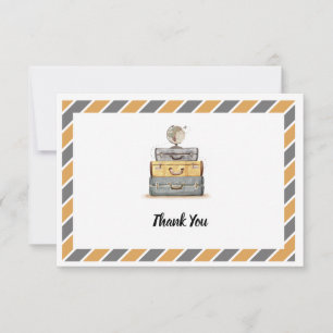 Cartão De Agradecimento Obrigado do tema você amarela o ponto morto