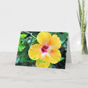 Cartões Flores Havaianas Amarelas | Zazzle.com.br