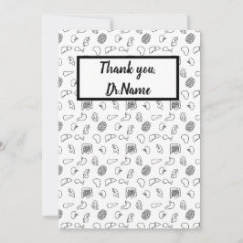 Cartão De Agradecimento Obrigado, Doutor