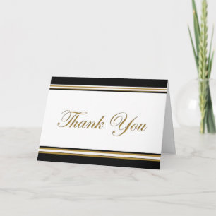 Cartão De Agradecimento obrigado elegante