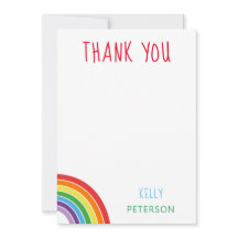 Obrigado Festa Personalizada Do Rainbow Kids
