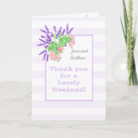 Obrigado floral conhecido feito sob encomenda você