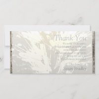 Obrigado floral elegante da simpatia do teste