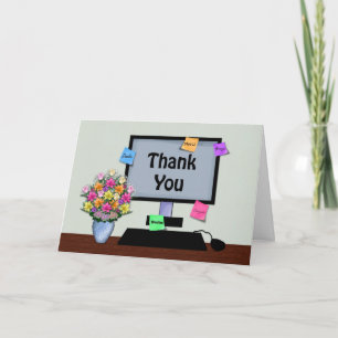 Cartão De Agradecimento Obrigado, Língua Estrangeira, Administrador Profi