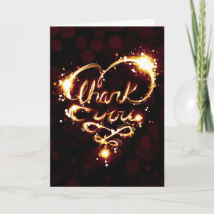 Cartão De Agradecimento obrigado luz