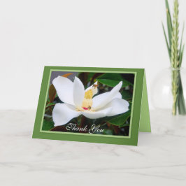 Cartão De Agradecimento Obrigado Magnolia e Honeyabies Green Frame