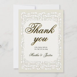 Cartão De Agradecimento Obrigado moderno elegante e personalizado você tem