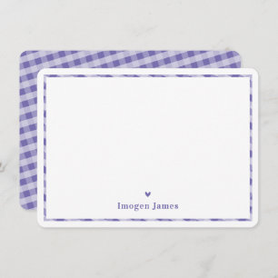 Cartão De Agradecimento OBRIGADO... OBSERVEM o coração roxo.