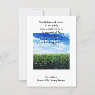 Cartão De Agradecimento Obrigado para sua bondade