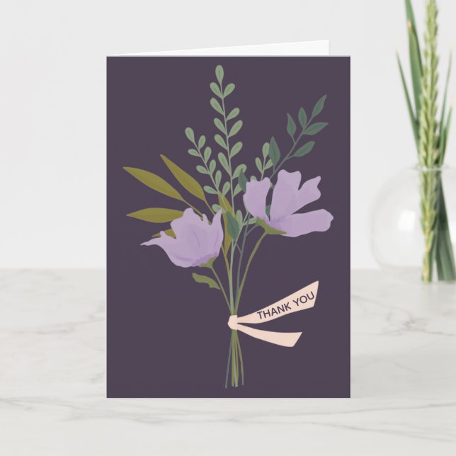 Cartão De Agradecimento Obrigado pela ajuda em tempos difíceis (Frente)