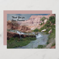 Obrigado pela doação, cachoeiras não estragadas