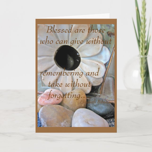 Cartão De Agradecimento Obrigado pela gentileza (Frente)