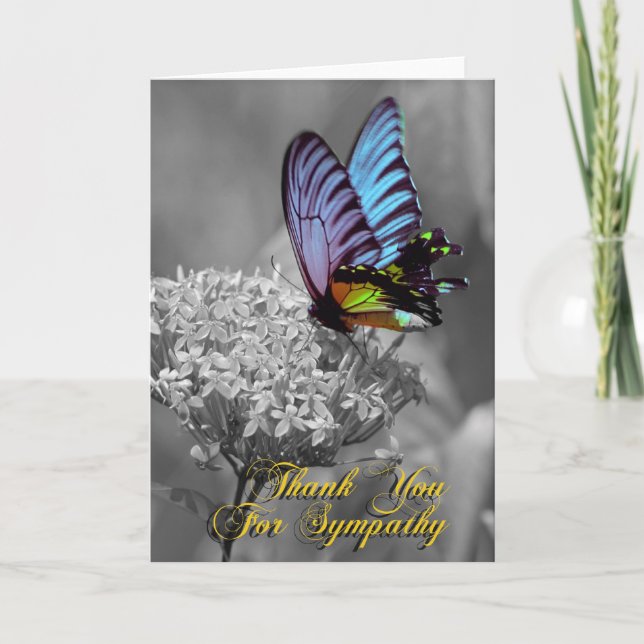 Cartão De Agradecimento Obrigado pela simpatia (Frente)