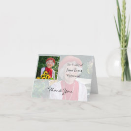 Cartão De Agradecimento Obrigado pela sua expressão de simpatia