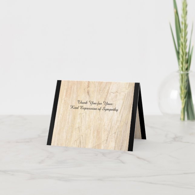 Cartão De Agradecimento Obrigado pela sua simpatia (Frente)