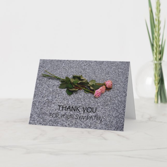 Cartão De Agradecimento Obrigado Pela Sua Simpatia (Frente)