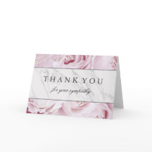 Obrigado pela sua simpatia | Rosas e Marble