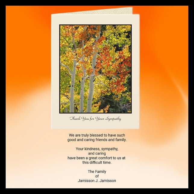 Cartão De Agradecimento Obrigado pela sua simpatia, Três Aspensos (Criador carregado)