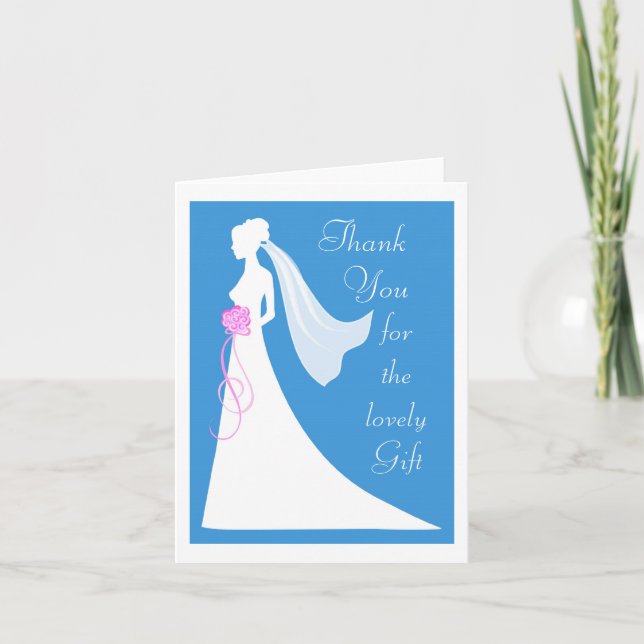 Cartão De Agradecimento Obrigado pelo adorável presente (Frente)