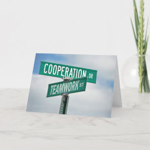 Cartão De Agradecimento Obrigado pelo funcionário