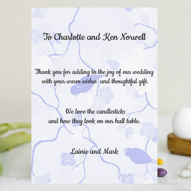 Cartão De Agradecimento Obrigado pelo presente (Criador carregado)