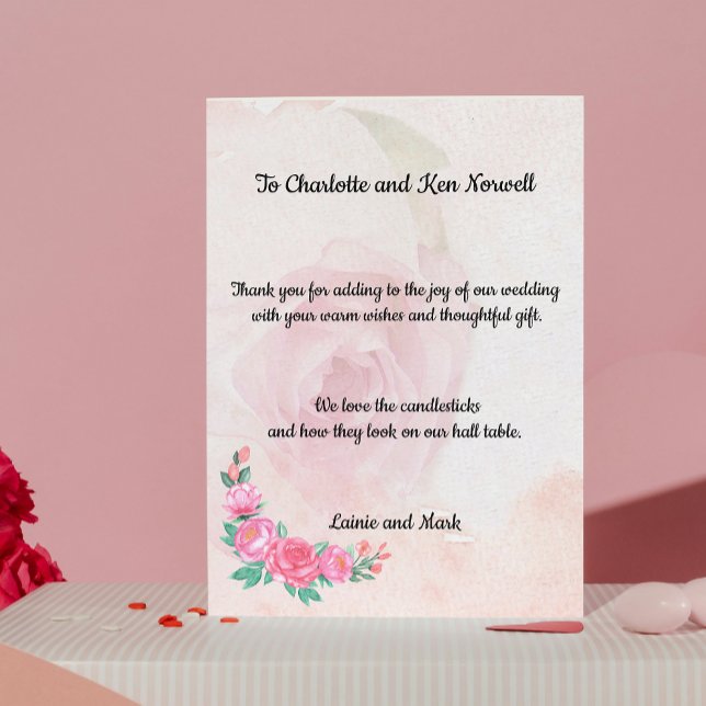 Cartão De Agradecimento Obrigado Pelo Presente 2 (Criador carregado)