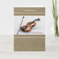 Obrigado pelo Professor Violin