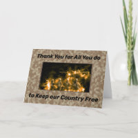 Obrigado pelo Serviço de Pessoa em Militares