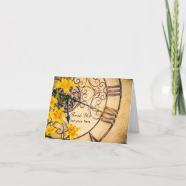 Cartão De Agradecimento Obrigado pelo seu tempo