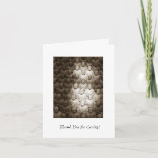 Cartão De Agradecimento Obrigado por cuidar (para outros)