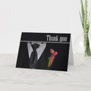 Cartão De Agradecimento Obrigado por estar no meu casamento