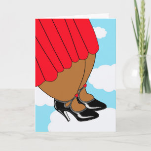 Cartão De Agradecimento Obrigado por levantar meus espíritos, Lady in Clou