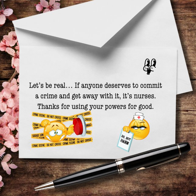 Cartão De Agradecimento Obrigado por não nos assassinar (Criador carregado)