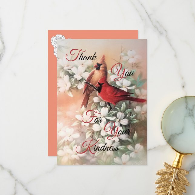 Cartão De Agradecimento Obrigado Por Sua gentileza Obrigado (Frente/Verso In Situ)