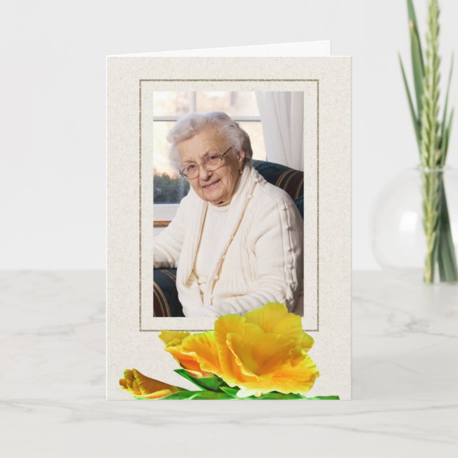 Cartão De Agradecimento Obrigado por sua simpatia (Frente)