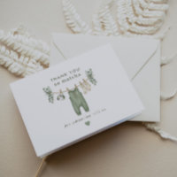 Obrigado por tanto matcha chá verde baby shower