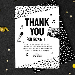 Cartão De Agradecimento Obrigado Por Ter Curtido Comigo 90s Hip Hop