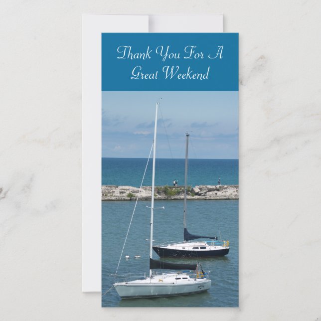 Cartão De Agradecimento Obrigado por um grande fim de semana, TEYoung (Frente)