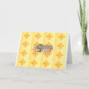 Cartão De Agradecimento Obrigado por você