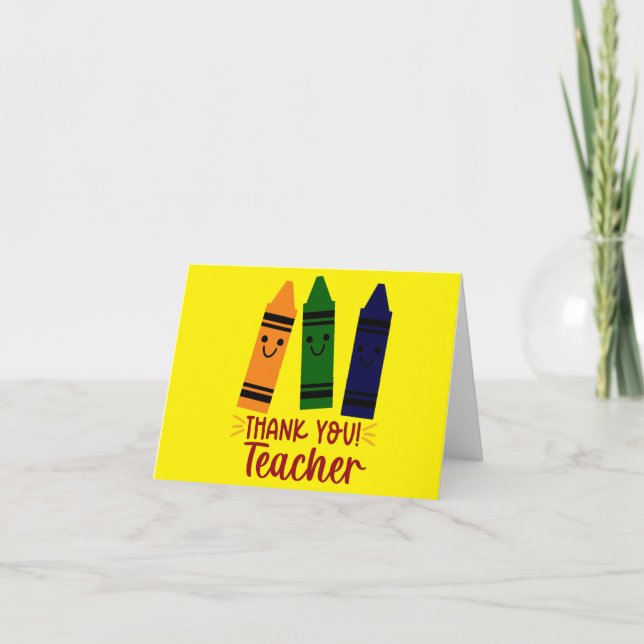 Cartão De Agradecimento Obrigado Professor (Frente)